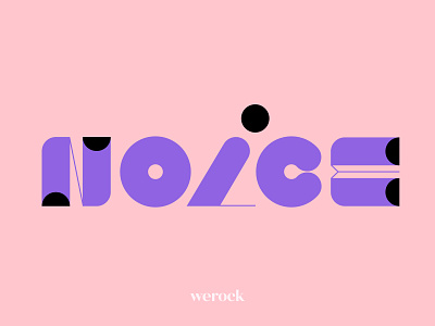 Noice customtype cute font lettering letters logotype nice nice logo noice playful round sans serif type typogaphy vector word