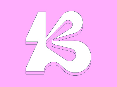 36 Days of Type / B 36daysoftype 36dayspftype08 alphabet challenge design display illustration lettering logomark pink type typogaphy vector werock