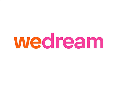 weRock Studio animation bettertogether branding community concept logo message orange people pink togetherness vision visualidentity wenotme werock words