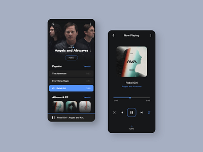 Music App UI Exploration