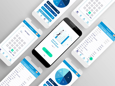 Financial Tracker Mobile app design expense tracker finance app mobile mobile design mock up ui design ux ui ux design