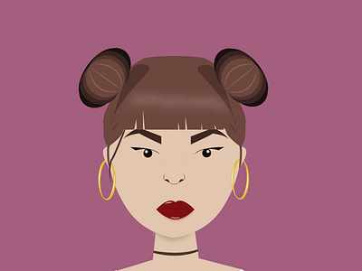 Japan girl character design illustration illustrator vector