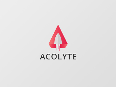 Acolyte Advertising Agency branding design flat icon logo vector