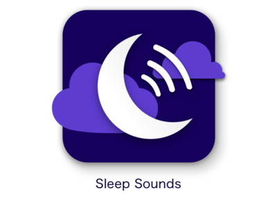 Sleep Sounds App Icon app app concept app icon app icon design collect ui design flat icon identity logo minimal ui ux vector