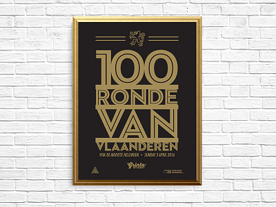 100 Ronde Van Vlaanderen Poster