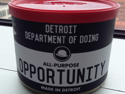 Can of Opportunity can detroit ideas opportunity opportunity detroit think thinkers thinking thinkville