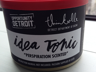 Can of Opportunity can detroit ideas opportunity detroit think thinkers thinking thinkville