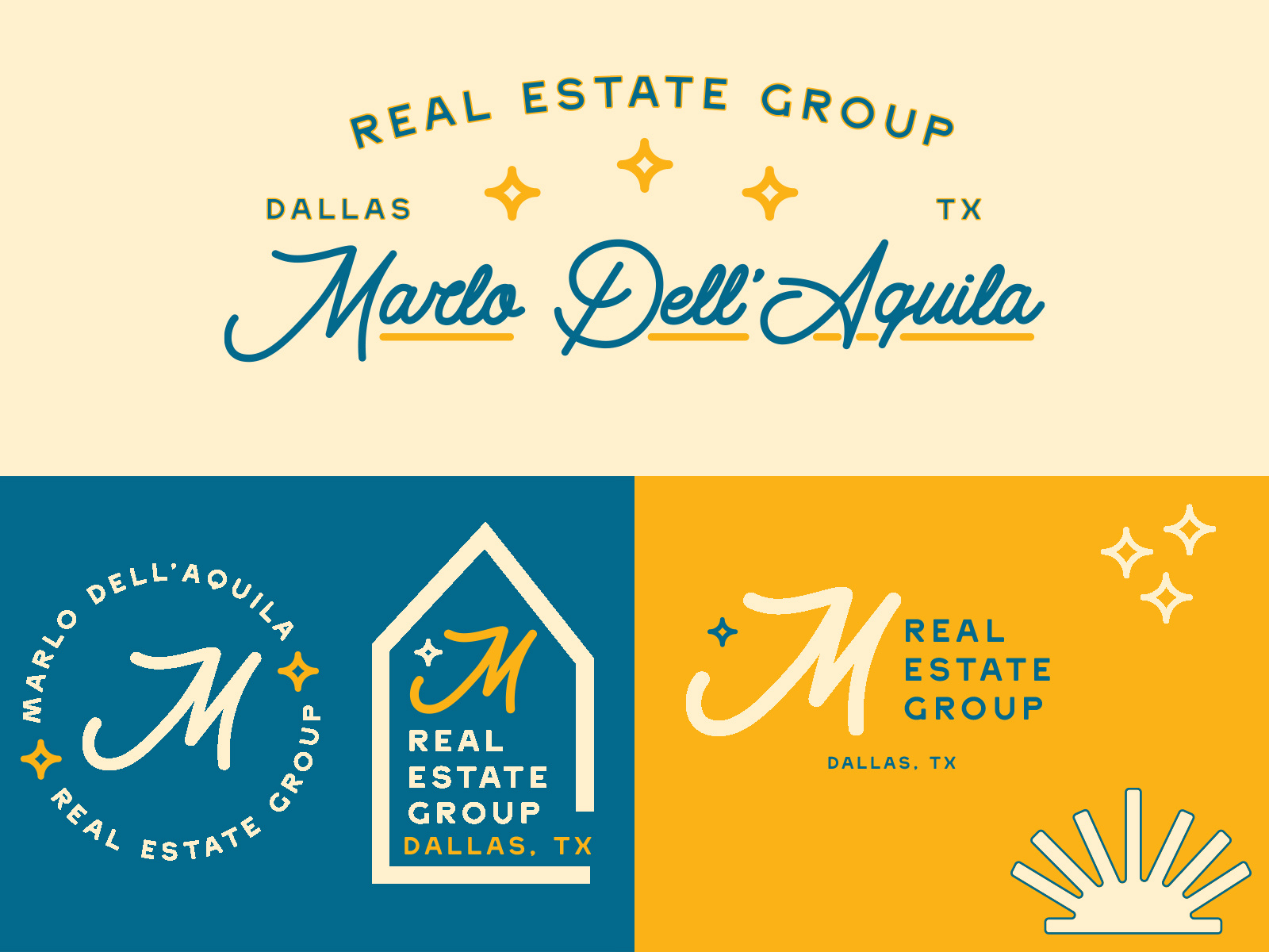 MD Real Estate Group Marks by Kyle LeBlanc on Dribbble