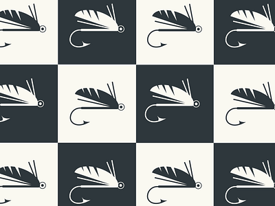 Fly Pattern branding fishing fly fly fishing hook icon illustration illustrator maine vector