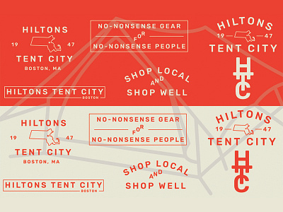 Hiltons Tent City - Logotype