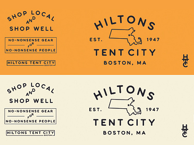 Hiltons Tent City - Logotype v2