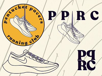 Pentucket Pacers Running Club branding icon illustrator logo logotype nike nike running pentucket pentucket pacers running club sketch track vector