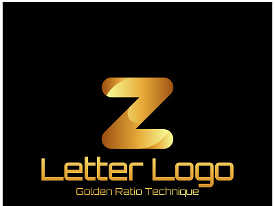 Typography word z with Golden Ratio Technique golden ratio z typography design typography logo z