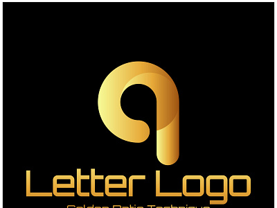 Typography word q with Golden Ratio Technique branding graphic design grid logo letter logo logo typography design word logo q