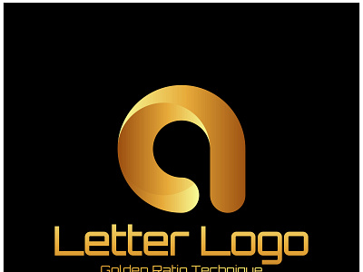 Typography word a with Golden Ratio Technique a grid logo a letter logo branding graphic design grid logo letter logo logo typography design