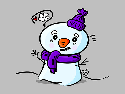 Untitled 1l illustraion illustrator photoshop snowman