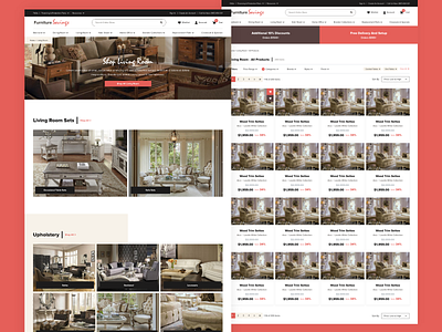 Furniture Savings - Category & Product Listing Pages