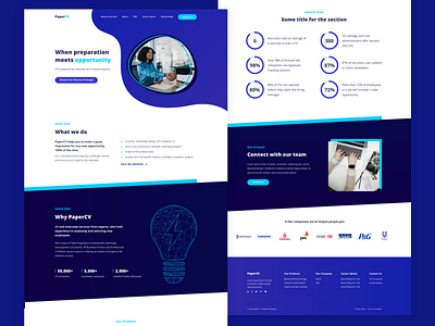 PaperCV Website - Homepage Design clean ui ecommerce ecommerce design resume writing ui ui ux ui design uidesign uiux web web design web ui webdesign website website design woocommerce woocommerce theme wordpress wordpress development wordpress theme