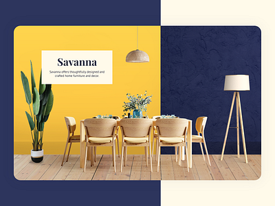 Savanna Home - Holding Page Design