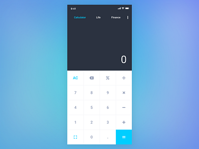 Daily UI #004 - Calculator