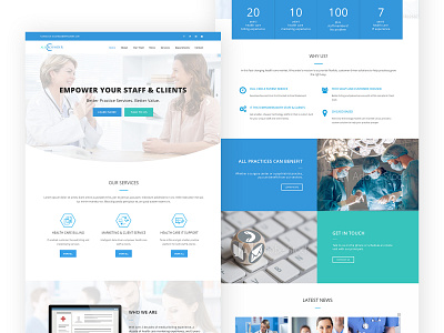 All Rounder - Homepage Design