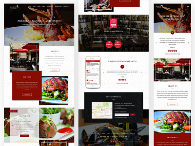 GrandCru Wine Bar and Bistro - Restaurant Website Design
