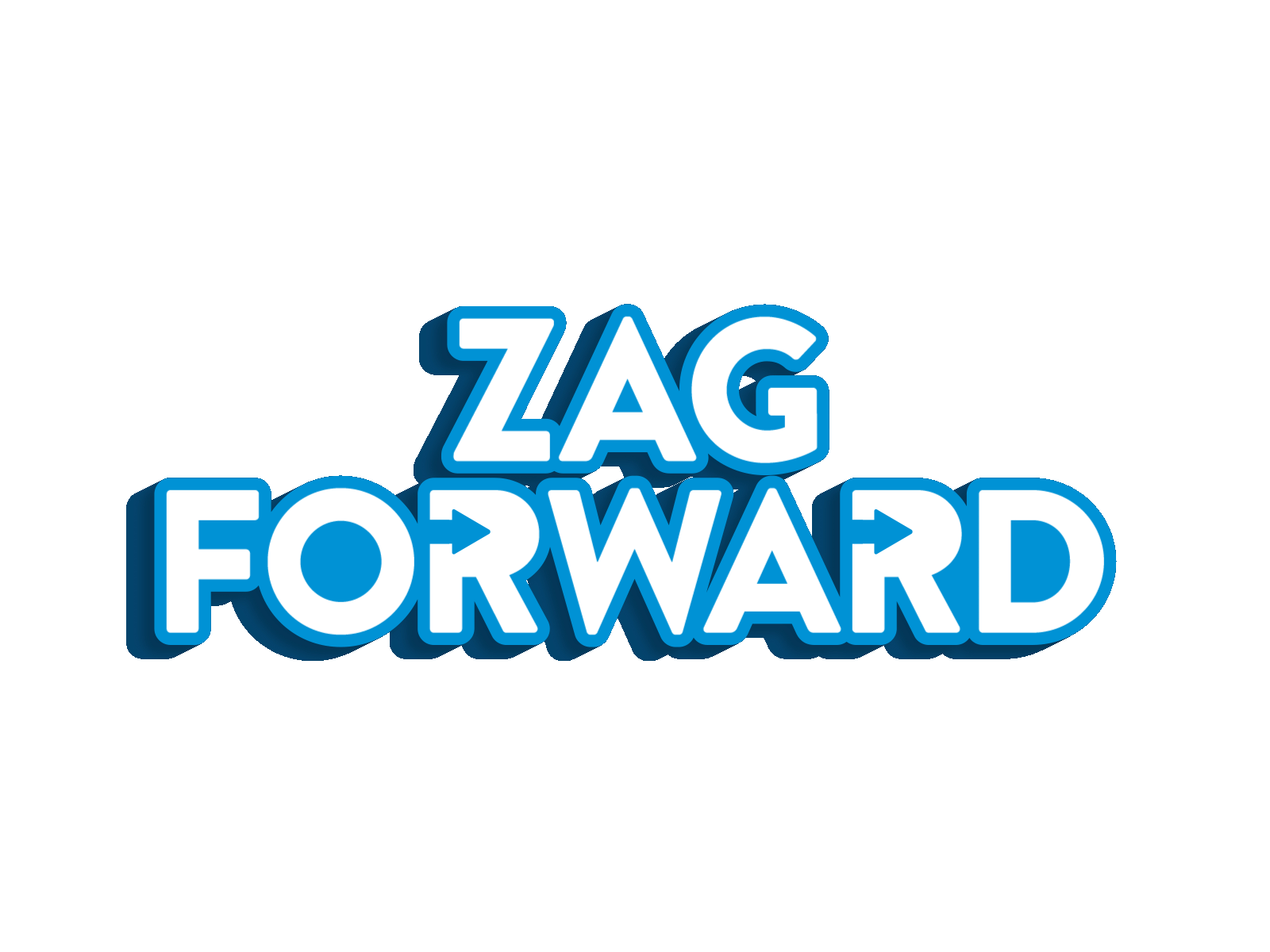 Zag Forward design forward gif graphic minimal move vector zag