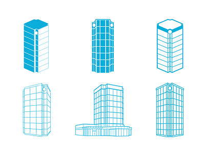 Building Exploration building city design exploration graphic illustration line minimal tower vector