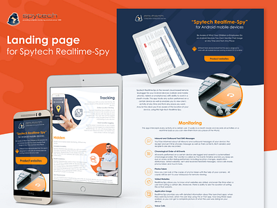 Landing page for Realtime-Spy