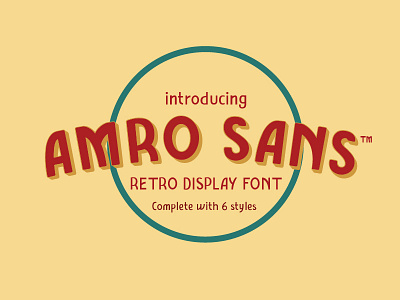 Amro Sans Typeface