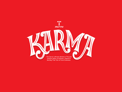 Karma; Logotype display font lettering lettering art lettering daily logo design logotype