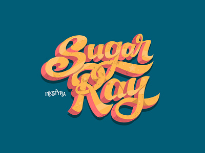 Sugar Ray custom lettering digital lettering display font fonts lettering art lettering daily logotype typeface design vintage