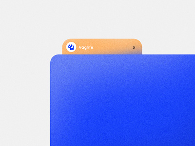 "VAGHFE" Relaxing app ads blue branding design favicon graphic graphic design icon icon design logo logodesign minimal orange relaxing song songlogo ui vector web icon weblogo
