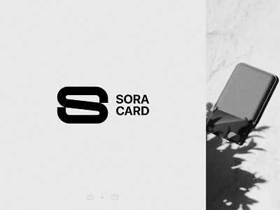 SORACARD Logo apple card black brand branding card card holder dark design graphic graphic design logo logo design minimal monogram type type design vector visa card visual visual identity
