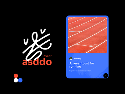 asddo event Visual Identity ads black brand branding design event graphic design logo logofolio minimal motion graphics run runing running sport visual visual identity