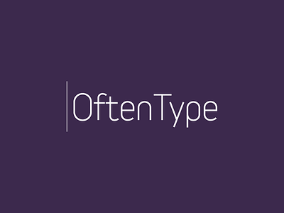 QftenType Logo app iphone logo