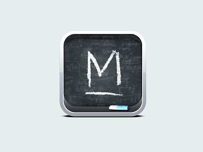Mathtick Icon app chalk game icon retina