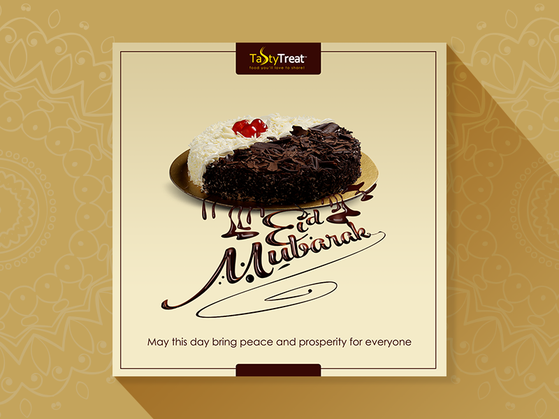Eid Wishing creative social media ads fast food treat food event digital marketing typography celebration facebook ads bangladesh concept eid mubarak