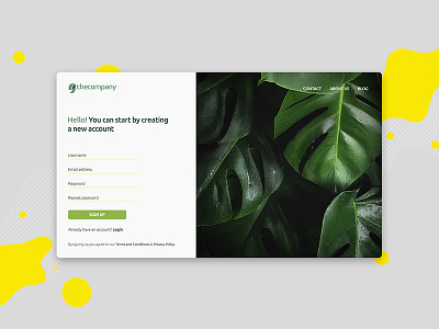 Daily UI - Sign up #dailyui dailyui sign up signup signup page ui