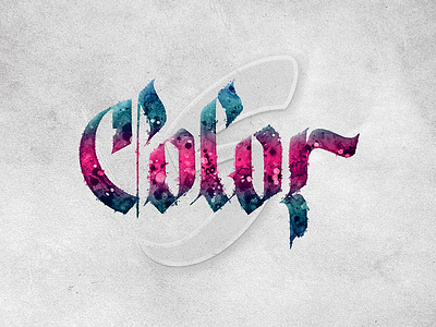 Colors brushlettering ecoline hand draw ink lettering letters logotype script type typedesign typography