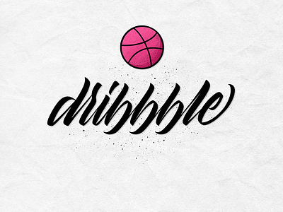 Dribbble brushlettering dribbble hand draw ipadlettering lettering letters procreate script type typedesign typography