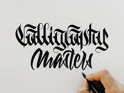 Calligraphy masters brushlettering hand draw ipadlettering lettering letters procreate script type typedesign typography