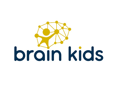 brain kids logo brain brain logo brainchild child kid kids logo logo design logo idea logo inspiration logotype