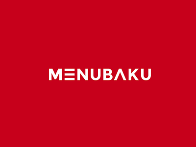 Lettermark Logo for MenuBaku Website azerbaijan design icon lettermark logo menu menu logo