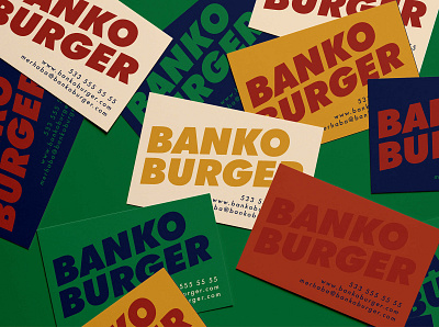 Banko Burger Branding branding burger food idenity logo menu