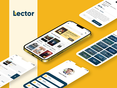 Lector | Book Selling Ecommerce App Development android app development app development company books ecommerce business education app ios app development mobile app development online business tutor app