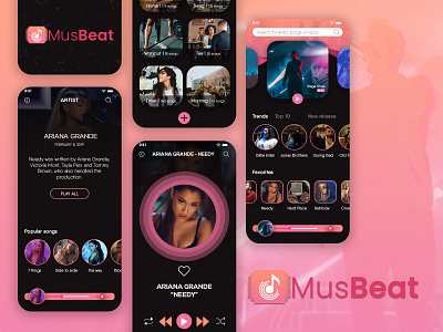 MusBeat | On Demand Music App | X-Byte Solutions android app development app development app development company mobile app mobile app design mobile app development music app music app design on demand app on demand app development on demand music app
