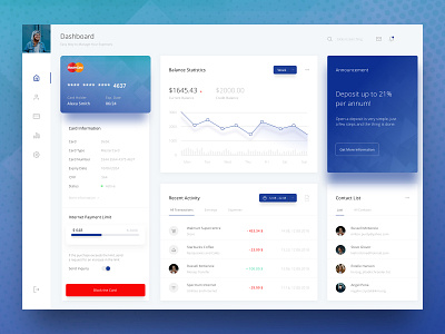 Web Banking Dashboard