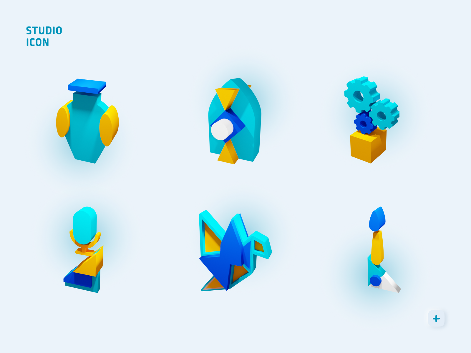 Download Icons For Creative Studios By Anastasia Arestova On Dribbble PSD Mockup Templates