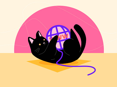 Cat Internet cat illustration internet www